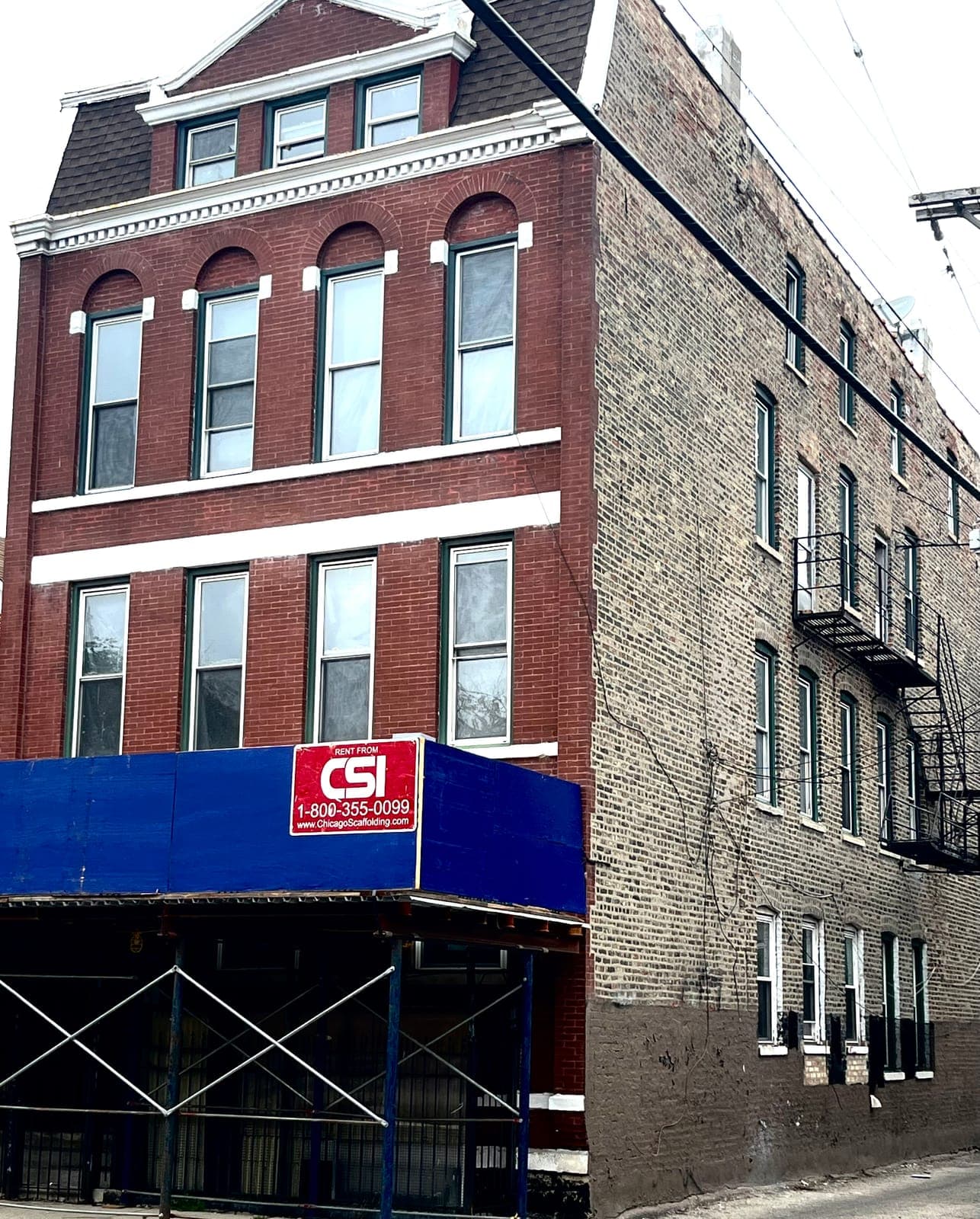 1314 W. 18th Pl — construction progress