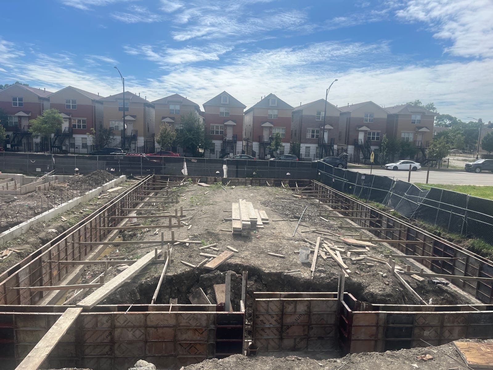 2556 W. Madison — construction progress